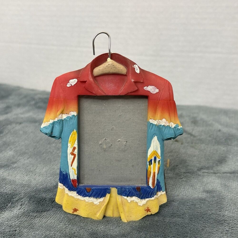Tropical Hanging Shirt 3x5 Photo Frame Beach Hawaii
